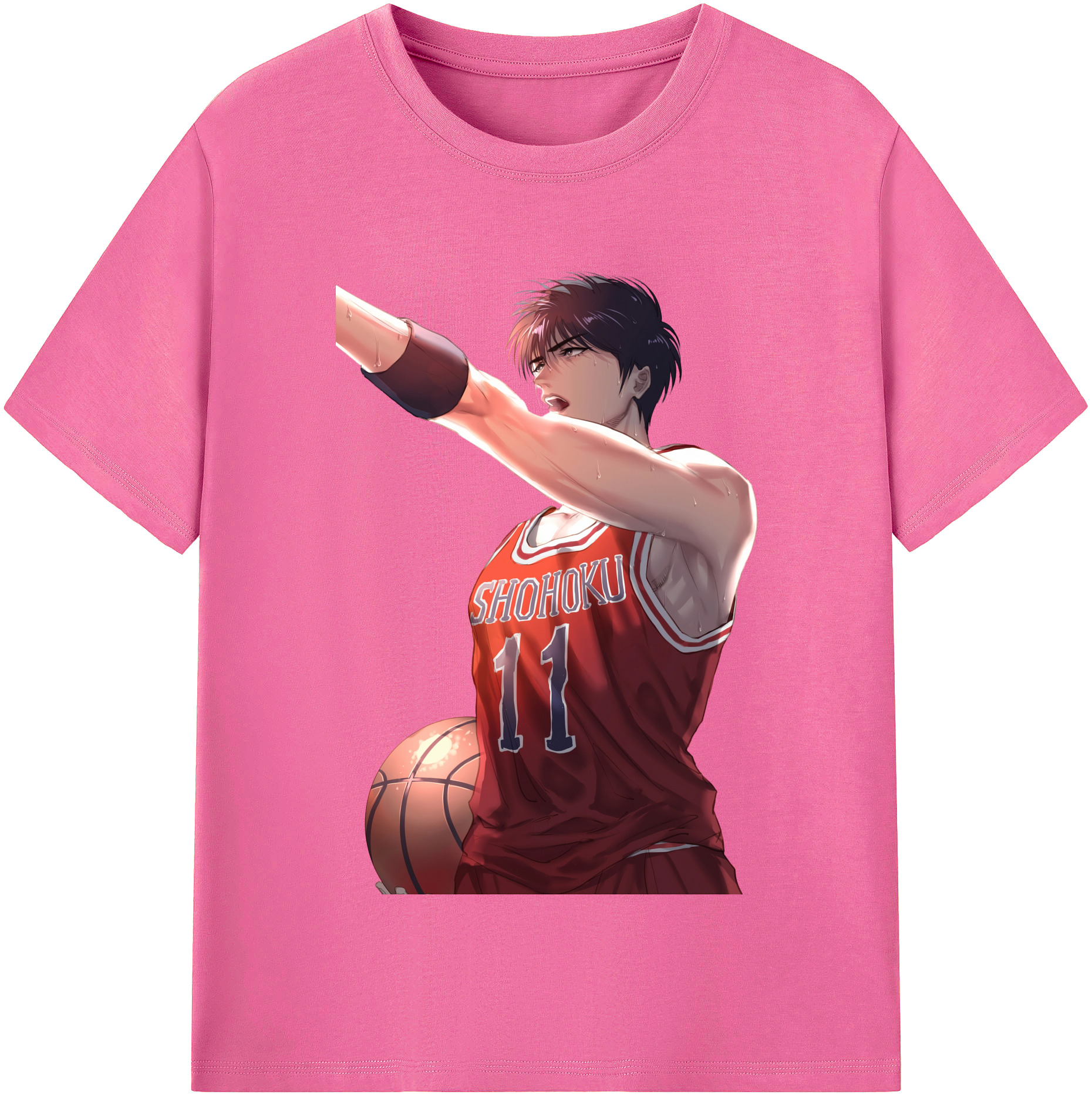 （画像用） SLAM DUNK／スラムダンク レディースカジュアルプリントTシャツ（綿100％）